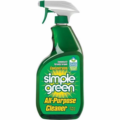 Simple Green All-Purpose Concentrated Cleaner - Concentrate - 32 fl oz (1 quart) - 1 Each - Non-toxic, Streak-free, Smudge-free 