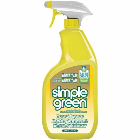 Simple Green Industrial Cleaner/Degreaser - For Washable Surface - Concentrate - 24 fl oz (0.8 quart) - Lemon Scent - 1 Each - N