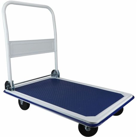 Sparco Folding Platform Truck - Tubular Handle - 660 lb Capacity - Steel, Polyvinyl Chloride (PVC) - x 24.8" Width x 36" Depth x