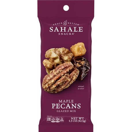 Sahale Snacks Glazed Pecans Snack Mix - Gluten-free, Individually Wrapped, Non-GMO, No Artificial Color, No Artificial Flavor, P