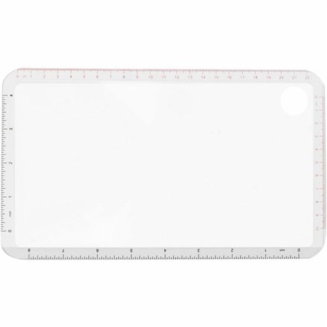 Sparco Handheld Magnifier - Magnifying Area 5" Width x 8.88" Length - Overall Size 9.8" Height x 5.8" Width - Acrylic Lens