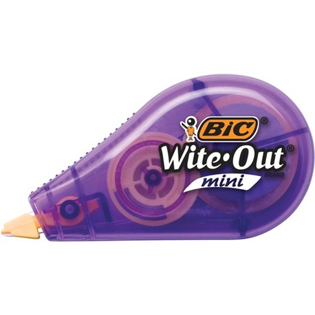 Wite-Out Mini Correction Tape Pack - 0.20" Width x 314.40 ft Length - 1 Line(s)Translucent Dispenser - Smooth, Compact, Ambidext