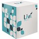 Livi VPG Facial Tissues - 2 Ply - White - Virgin Fiber - 90 Per Box - 36 / Carton