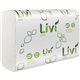 Livi VPG MultiFold Towel - 1 Ply - Multifold - 9.06" x 9.45" - White - Virgin Fiber, Paper - 250 Per Pack - 16 / Carton