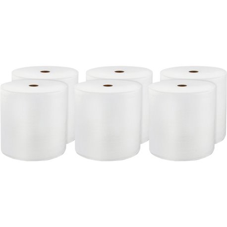 LoCor Hardwound Roll Towels - 1 Ply - 8" x 800 ft - White - Virgin Fiber - 6 / Carton