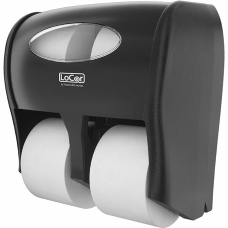 LoCor 4 Bath Tissue Dispenser - Roll Dispenser - 6000 x Sheet, 12000 x Sheet - 13.2" Height x 13.6" Width x 7.4" Depth - Plastic