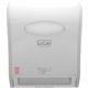 LoCor Electronic Hardwound Towel Dispenser - Touchless Dispenser - 10.2" Height x 13.6" Width x 16.4" Depth - White - 1 Each