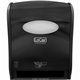 LoCor Electronic Hardwound Towel Dispenser - Touchless Dispenser - 10.2" Height x 13.6" Width x 16.4" Depth - Black - 1 Each