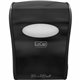 LoCor Mechanical Hands-Free Roll Dispenser - Touchless Dispenser - 10" Height x 12.4" Width x 16.8" Depth - Black - Hands-free, 