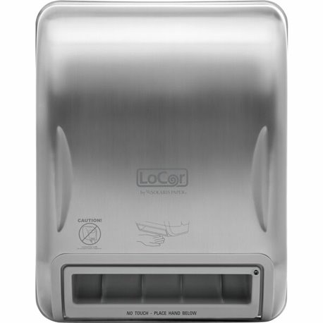 Solaris Paper Electronic Roll Towel Dispenser - Hardwound Roll, Touchless Dispenser - 18.3" Height x 14.8" Width x 11" Depth - S