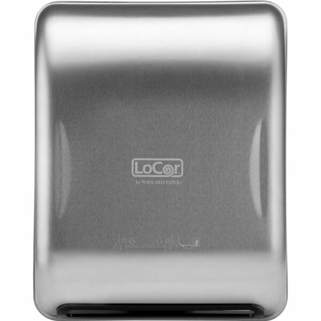 Solaris Paper Mechanical Hands-Free Dispenser - Touchless Dispenser - 16.4" Height x 12.9" Width x 9.3" Depth - Stainless - 1 Ea