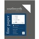 Southworth Laser Paper - White - Letter - 8 1/2" x 11" - 24 lb Basis Weight - Extra Smooth - 500 / Box - Acid-free, Watermarked,