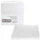 Sparco Perforated Blank Computer Paper - 8 1/2" x 11" - 20 lb Basis Weight - 2550 / Carton - Perforated - White