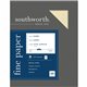 Southworth 25% Cotton Linen Business Cover Stock - Letter - 8 1/2" x 11" - 65 lb Basis Weight - Linen, Textured - 100 / Box - Ac