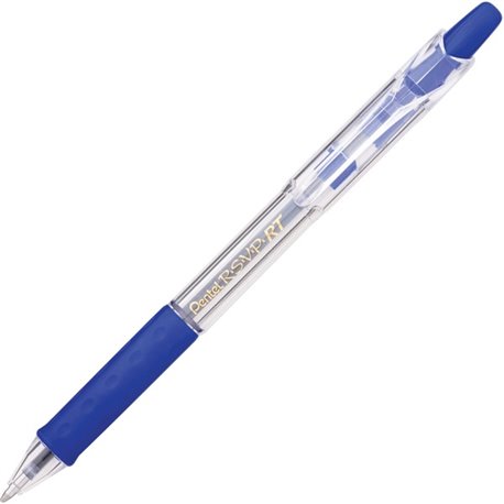 Sharpie King-Size Permanent Markers - Chisel Marker Point Style - Blue - Silver Plastic Barrel - 1 Dozen