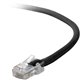 Belkin Cat5e Patch Cable - RJ-45 Male - RJ-45 Male - 12" - Black