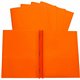 Sparco Letter Pocket Folder - 8 1/2" x 11" - 3 x Double Prong Fastener(s) - 2 Internal Pocket(s) - Orange - 25 / Box