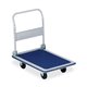 Sparco Folding Platform Truck - Tubular Handle - 330 lb Capacity - 4 Casters - 4" Caster Size - Steel, Plastic - x 18.1" Width x