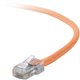 Belkin Cat. 5E UTP Patch Cable - RJ-45 Male - RJ-45 Male - 2ft - Orange