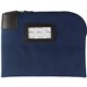 Sparco Locking Currency Bag - 8.50" Width x 11" Length - Navy - 1/Pack - Coin, Currency, Document