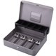 Sparco Controller Cash Box - 5 Coin - Gray - 3.4" Height x 11.4" Width x 7.5" Depth