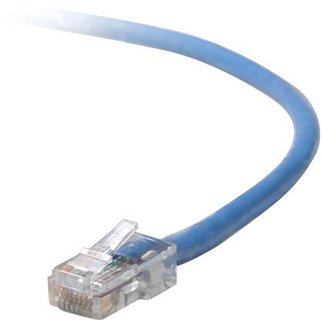 Belkin Cat5e Patch Cable - RJ-45 Male - RJ-45 Male - 4ft - Blue