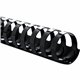 Sparco Plastic Binding Spines - 1.5" Diameter - 320 x Sheet Capacity - Black - Plastic - 100 / Box