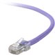 Belkin Cat5e Patch Cable - RJ-45 Male - RJ-45 Male - 4ft - Purple