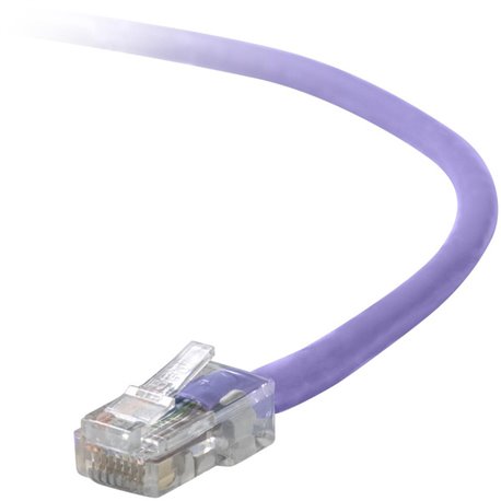 Belkin Cat5e Patch Cable - RJ-45 Male - RJ-45 Male - 4ft - Purple