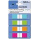 Sparco Pop-Up Dispenser Page Flags - 140 x Assorted - 1/2" - Assorted - Cellophane - Self-adhesive, Repositionable, Removable, W