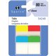 Sparco 1" Durable Tabs - Write-on Tab(s) - 1" Tab Height - Assorted Tab(s) - Durable, Tear Resistant, Curl Resistant, Reposition