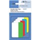 Sparco Durable Index Tabs - Write-on Tab(s) - 0.10" Tab Height x 1" Tab Width - Assorted Tab(s) - 40 / Pack