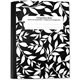 Sparco Composition Book - 80 Sheets - 15 lb Basis Weight - 7 1/2" x 10" - 9.75" - Bright White Paper - Black Marble Cover - Recy