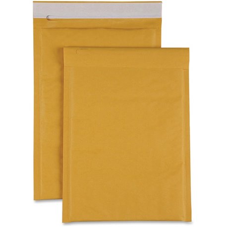 Sparco Size 00 Bubble Cushioned Mailers - Bubble - 00 - 5" Width x 10" Length - Self-sealing - Kraft - 250 / Carton - Kraft