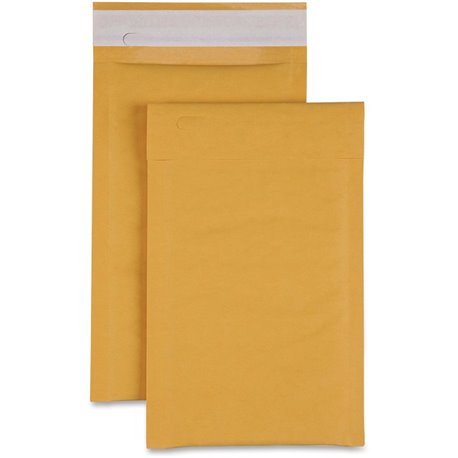 Sparco Size 0 Bubble Cushioned Mailers - Bubble - 0 - 6" Width x 10" Length - Self-sealing - Kraft - 200 / Carton - Kraft