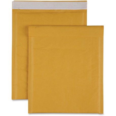 Sparco Size 2 Bubble Cushioned Mailers - Bubble - 2 - 8 1/2" Width x 12" Length - Self-sealing - Kraft - 100 / Carton - Kraft