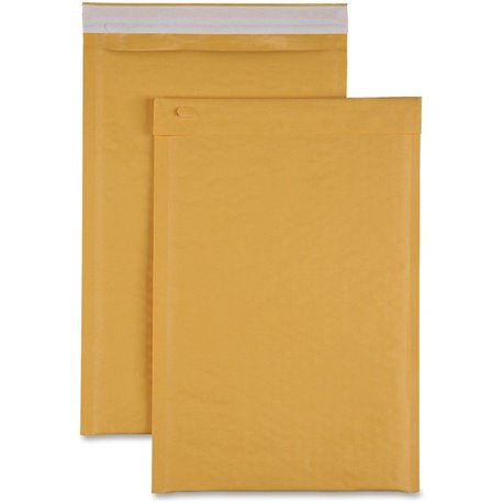 Sparco Size 3 Bubble Cushioned Mailers - Bubble - 3 - 8 1/2" Width x 14 1/2" Length - Self-sealing - Kraft - 100 / Carton - Kraf