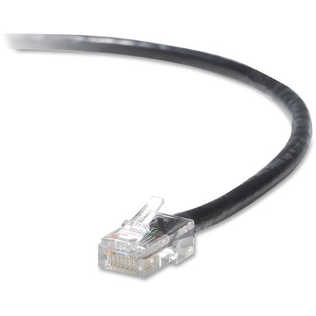 Belkin Cat5e Network Cable - RJ-45 Male Network - RJ-45 Male Network - 15ft - Black