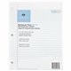 Sparco Notebook Filler Paper - Letter - 100 Sheets - Ruled Red Margin - 16 lb Basis Weight - Letter - 8 1/2" x 11" - White Paper