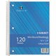 Sparco Wirebound College Ruled Notebooks - 120 Sheets - Wire Bound - College Ruled - Unruled Margin - 16 lb Basis Weight - 8" x 