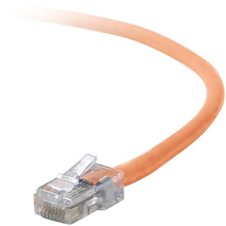 Belkin Cat. 5E Patch Cable - RJ-45 Male - RJ-45 Male - 20ft - Orange