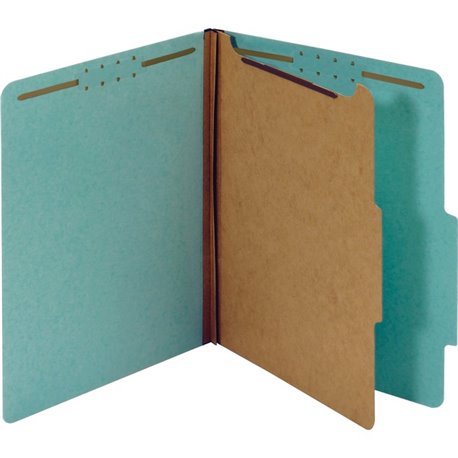 Pendaflex 2/5 Tab Cut Letter Recycled Classification Folder - 8 1/2" x 11" - 1 3/4" Expansion - 4 Fastener(s) - 2" Fastener Capa