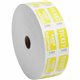 Sparco Roll Tickets - Yellow - 2000/Roll