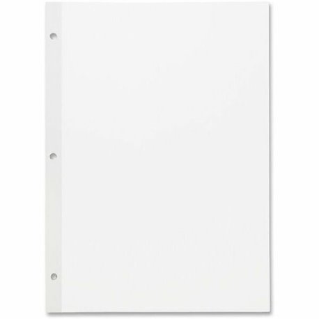 Sparco Unruled Filler Paper - 100 Sheets - Plain - Unruled Margin - 20 lb Basis Weight - Letter - 8 1/2" x 11" - White Paper - S