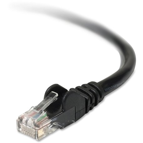 Belkin Cat6 Cable - RJ-45 Male - RJ-45 Male - 10ft - Black