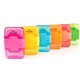 Serve Slide Eraser & Sharpener - Plastic - Multicolor - 1 Each