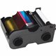 SICURIX Ribbon Cartridge - Alternative for Fargo (45000) - Dye Sublimation, Thermal Transfer - 250 Images - YMCKO - 1 Each