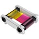 SICURIX Dye Sublimation, Thermal Transfer Ribbon Cartridge - YMCKO - 1 Each - 200 Cards