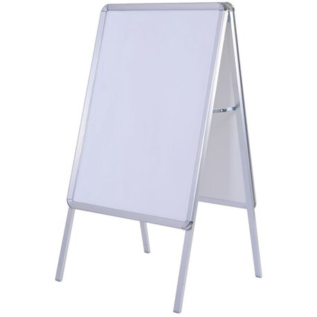 Seco Snap Frame A-board Sidewalk Sign - 1 Each - 28" Width x 22" Height - Rectangular Shape - Double Sided - Flexible, Strong, A