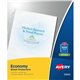 Avery Economy-Weight Sheet Protectors - For Letter 8 1/2" x 11" Sheet - Rectangular - Semi Clear - Polypropylene - 100 / Box